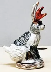 Hand Painted Jackalope Figurine-Mythical Creature Art with COA - Unique Home Dec