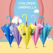 87cm Small Mini Umbrella for Kids Boys Girls Auto Open Weather Rain Unicorn Dino