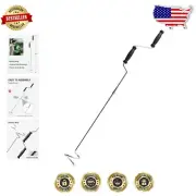 Manual Compost Aerator Tool - Stainless Steel Turning Tool for Quick Composting