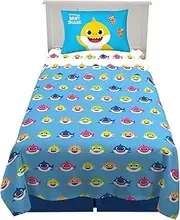 Franco Kids Bedding Super Soft Sheet Set, Twin, Baby Shark