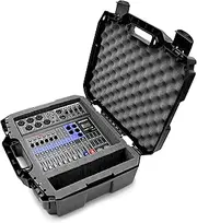 CASEMATIX Mixer Travel Case Compatible with ZOOM PodTrak P8, LiveTrak L8 - Hard Shell Case with Impact-Absorbing Foam Interior