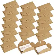 HOMSFOU 60 Sets Paper Envelopes with Blank Cards Versatile Decorative Business Envelopes for Invitations Love Letters Thank You Notes Heart Shaped Closure Design