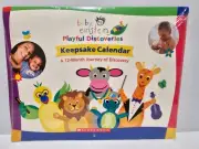 Baby Einstein Playful Discoveries Keepsake Calendar 12 Month Journey of Discover