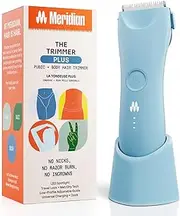 MERIDIAN Trimmer Plus Body & Bikini Hair Manscaping Trimmer, Adjustable Guard, USB-C Charging, Flash Light, Travel Lock, Charging Dock