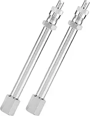 Valve Stem Extender, Wheel Tire Valve Stem Extension, Straight Tyre Inflation Rod Adapter, 13x9x1cm, Easy to Use, Perfect for Truck RV Car Motorcycle