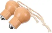 Healeved 2pcs Face Massage Roller Compact Simulated Bulb Design for Targeted Facial Care Enhance Absorption Relaxation for Home Use Gifting