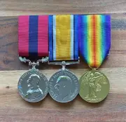 Replica Medals, Distinguished Conduct, British War Medal, Victory Medal, WWI