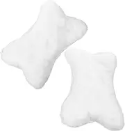 ULTECHNOVO 2pcs Washable Car Neck Support Pillows for Comfortable Driving Removable Headrest Cushions for and Easy to Seat Accessories