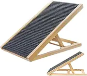 Cat Scratching Ramp, Adjustable Dog Stairs Furniture Protector, Wood Kitten Ladders Non-Slip Pet Couch Ramp for Home Indoor Use