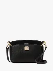 Phoebe Refined Grain Leather Turnlock Crossbody Duo