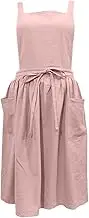 losofar Women Girls Vintage Apron Gardening Works Cross Back Pinafore Dress