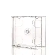 10 Standard 10mm DOUBLE Jewel CD Cases with CLEAR Tray 10.4mm Disc case DCT AU