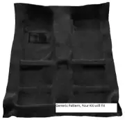 Black Molded Carpet Flooring Fits - 1986-1992 Jeep Comanche Reg Cab Full Floor