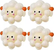 Mxshc Childproof Edge Bumpers, Child Safety Corner Bumpers, 4X Cartoon Sheep Window Table Sticker Safety Cover Anti-Collision for Living Room