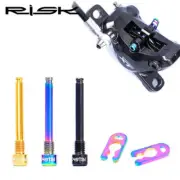 4X RISK Road Bike Hydraulic Disc Brake Screw Latch Bolts Lock Buckle Titanium