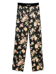 [Tom Ford] Tom Ford-Pantaloni Stile Pigiama Con Stampa Floreale-Donna M