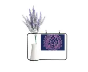 Flower Lotus Lotus Flower Artificial Lavender Flower Vase Bottle Card