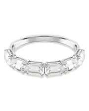 Swarovski Millenia Octagon Crystal Bangle Bracelet in Rhodium Plated