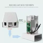 Active 48V to 12V Waterproof PoE Splitter, IEEE 802.3af Compliant 10/100Mbs IP