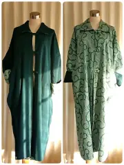 [One in the world] Kimono Remake Reversible Long coat handmade Silk 100% F/Japan