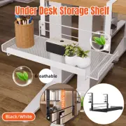 Hidden Under Desk Storage Drawer Shelf Organizer for Office and Home Table Space