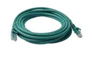 8WARE Cat6a UTP Ethernet Cable 5m Snagless Green