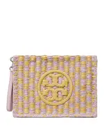 Tory Burch Ella Raffia Pouch