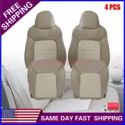 4x Fits 2003-2006 Ford Expedition Driver & Passenger PERF Seat Cover 2-Tone Tan