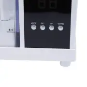 USB Desktop Small Fish Tank LED Clock Date Lighting (white)