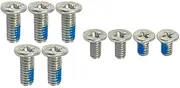 GinTai 9PCS (5 Thick 2 Long 2 Short) Silver Lower Bottom Base Cover Case Screws for HP Envy 13-AQ TPN-W144 13T-AQ