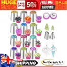 Tips Piping Bags Tips Set Flower Frosting Nozzles Cake Decorating Baking 27pcs