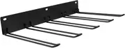 Ipetboom 1Pcs Wall Mounted Boot Holder Heavy Duty Metal Shoe Storage Rack for Entryway Garage Versatile Boot Organizer Elegant Design Prevents Crushing Black