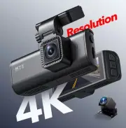 REDTIGER F7N 4K Dash Cam Front & Rear up to 256gb SD Card,Dash Camera for Cars