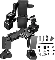 13 Robot Action Figure with Multiple Accessories Mini Full Body Mechanical Movable Toy Assembly Completed Action Figure Dummy Desk Decoration Gifts for Him