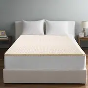 Giselle Bedding 7 Zone Latex Mattress Topper Underlay 7.5cm Queen Mat Pad Cover