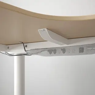 北歐風格IKEA宜家BEKANT電動左側轉角書桌升降桌工作桌辦公桌/染白橡木色/二手八成新/原$17990特$12800