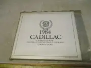 1984 CADILLAC CHASSIS AND BODY ELECTRICAL WIRING CIRCUIT DIAGRAMS Complete Set