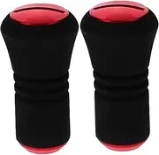 PAMINGONO Fishing Reel Parts 2pcs Eva Handle Knobs Red Metal Fishing Reel Knob Easy Install