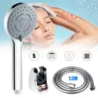 3PCS/Set Hand Held Shower Head Spray Replacement Shower Handset Multifunction