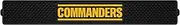 FANMATS NFL - Washington Commanders Drink Mat, Perfect for Bar, Mancave | Black | 3.25"x24" | Commanders Wordmark