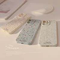 在飛比找蝦皮購物優惠-韓系復古碎花手機殼 iPhone15 蘋果14 i13 哀鳯