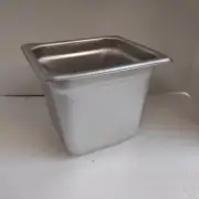 WINCO SPJP-606 Winco Sixth Size 6" 23 Ga Anti-Jam Stainless Steel Steam Pan