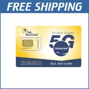 Unlock the World: 3-in-1 SIM with $5 Credit & Low Rates in 200 Countries