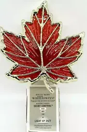 Bath & Body Works TEXTURED LEAF Light Up Adjustable Wallflowers Fragrance Plug