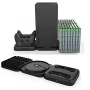 3 in 1 USB Charging Dock Station Disc Rack Stand for Xbox Series X Accessories