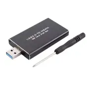 MSATA to USB USB 3.0 to MSATA SSD USB3.0 to MSATA Case Enclosure HDD Case Q3H1
