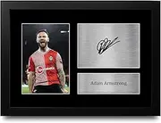 HWC Trading Adam Armstrong Southampton Gifts Printed Signed Autograph Picture for Football Fans and Supporters - A4 Framed
