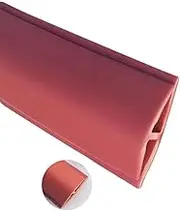 Floor Transition Strip,Carpet to Tile Transition Striplong Carpet Edge Trim Carpet to Carpet, Gaps Joining Carpet Edge Binding,(Red,Length 2