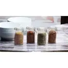 Circleware - Spice it Up Set of 4 Mini Hermetic 183ml Glass Spice Jars