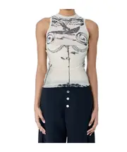 mesh vest XS,M Black